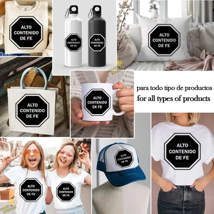 GRATIS Diseño Alto Contenido de Fe Sello Vector para sublimación