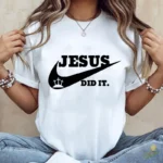 GRATIS Diseño Cristiano Nike Jesús Did It Vector PNG para Sublimación