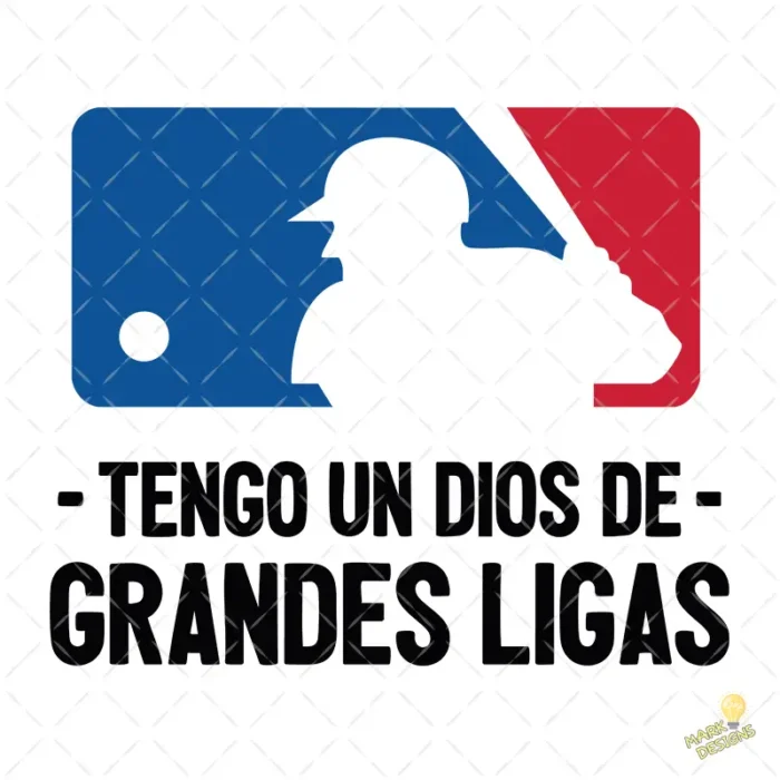 GRATIS Diseño Cristiano Tengo un Dios de Grandes Ligas Vector para Sublimación