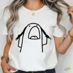 Gratis Flork Gritando con Brazos Abiertos Vector para Sublimación