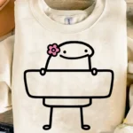 Gratis Flork Mujer con Cartel Editable Vector para Sublimar