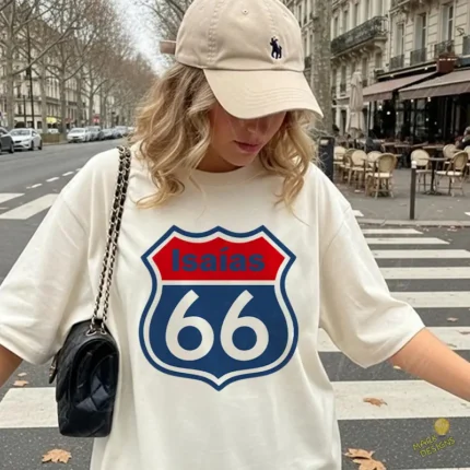 Gratis Isaías 66 Vector cristiano Estilo Ruta 66 para sublimación