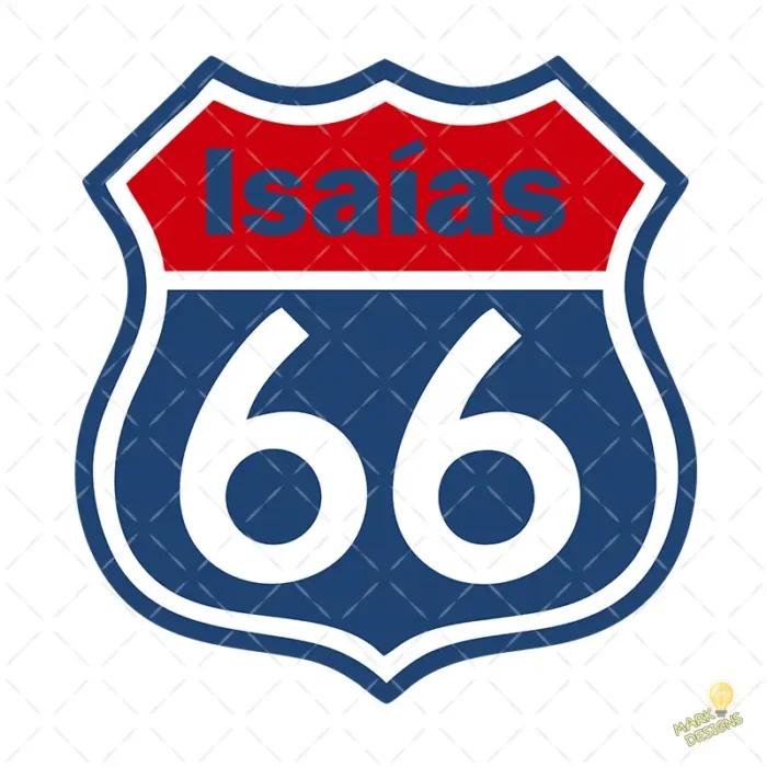 Gratis Isaías 66 Vector cristiano Estilo Ruta 66 para sublimación