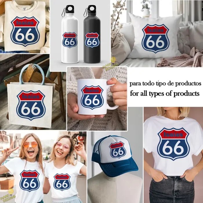 Gratis Isaías 66 Vector cristiano Estilo Ruta 66 para sublimación