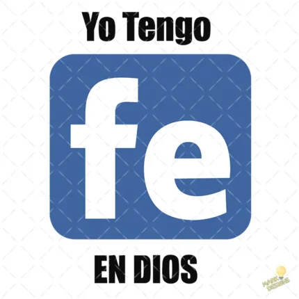 Gratis Yo Tengo Fe en Dios Vector Estilo Facebook para sublimación