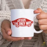 Jesús The Only Way Estilo Vans Vector cristiano para sublimación