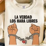 La Verdad los Hará Libres Vector Cadenas Rotas para sublimación