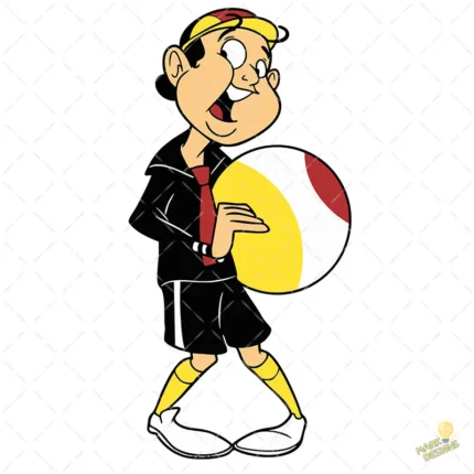 Quico con Pelota El Chavo Animado Vector para Sublimación Clásico