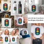 Semáforo Cristiano Alto Ora Sigue a Jesús Vector para sublimación