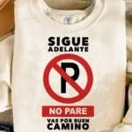 Sigue Adelante No Pare Vector Cristiano Señal para sublimación