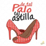 Vector De Tal Palo Tal Astilla Zapatos Rojos para Sublimación