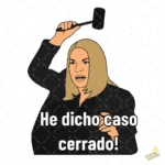 Vector Doctora Polo Caso Cerrado Diseño para Sublimación Humor