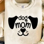 Vector Dog Mom Cara de Perrito Diseño para Sublimación y Corte