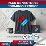 Vector Dominio Propio Estilo Parodia Domino's para Sublimación