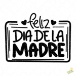 Vector Feliz Día de la Madre Diseño Hand-Drawn para Sublimación