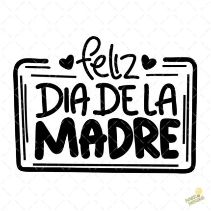 Vector Feliz Día de la Madre Diseño Hand-Drawn para Sublimación
