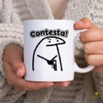 Vector Flork Contesta con Arma Diseño para Sublimación Humor Tóxico