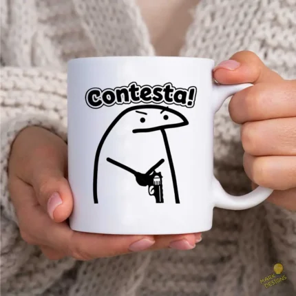 Vector Flork Contesta con Arma Diseño para Sublimación Humor Tóxico