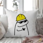 Vector Flork Ingeniero Constructor Arquitecto Casco Amarillo Sublimación