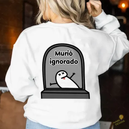 Vector Flork Murió Ignorado Lápida Diseño para Sublimación Humor