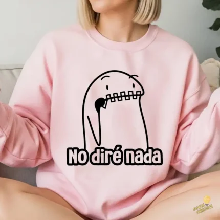 Vector Flork No Diré Nada Cierre en la Boca Diseño Sublimación