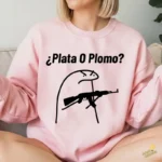 Vector Flork Plata o Plomo Diseño para Sublimación Humor Negro