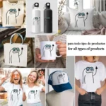 Vector Flork con Lentes Dedo Arriba Diseño para Sublimación Nerd