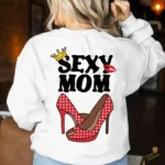 Vector Gratis Sexy Mom Zapatos Rojos Diseño para Sublimación