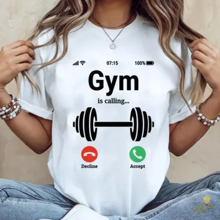 Vector Gym Is Calling Interfaz de Llamada para Sublimación Estampados