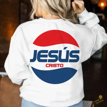 Vector Jesús Cristo Estilo Parodia Pepsi para Sublimación y Vinilo