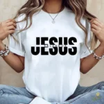 Vector Jesús Salvador Diseño Minimalista Tipográfico para Sublimación