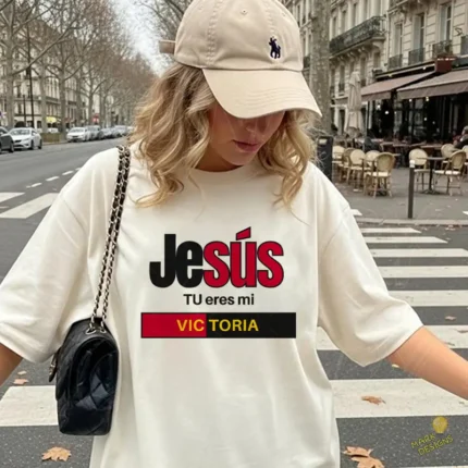 Vector Jesús Tú Eres Mi Victoria Diseño Deportivo para Sublimación