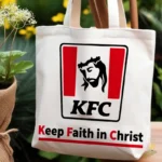 Vector KFC Keep Faith in Christ Parodia Logo para Sublimación