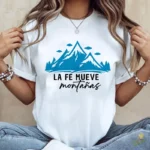 Vector La Fe Mueve Montañas Paisaje Adventure para Sublimación
