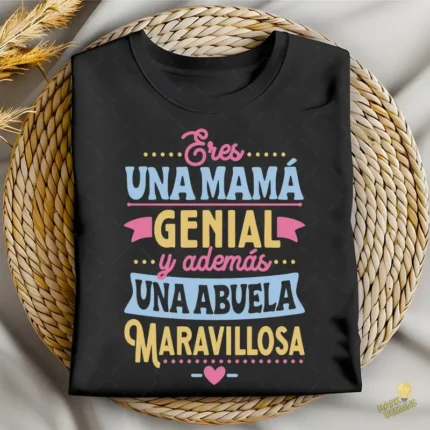 Vector Mamá Genial y Abuela Maravillosa para Sublimación