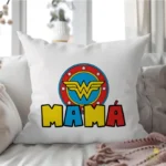 Vector Mamá Maravilla Logo Heroína Diseño para Sublimación