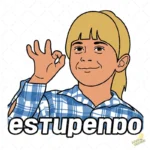 Vector Meme Estupendo Diseño Irónico para Sublimación y Estampados