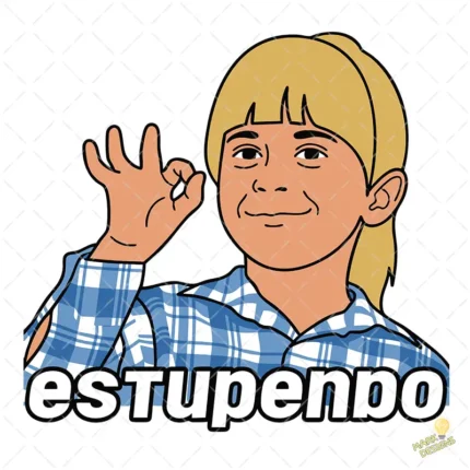Vector Meme Estupendo Diseño Irónico para Sublimación y Estampados