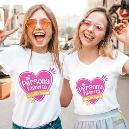 Vector Mi Persona Favorita Feliz Día Mamá Corazón para Sublimación