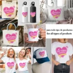 Vector Mi Persona Favorita Feliz Día Mamá Corazón para Sublimación