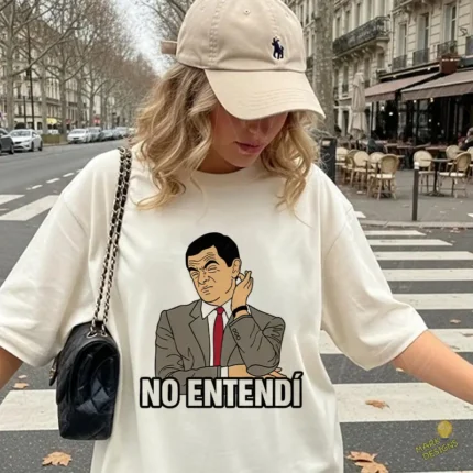 Vector Mr Bean No Entendí Diseño para Sublimación Humor Oficina