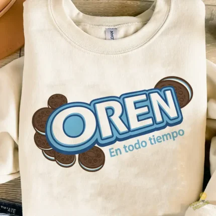 Vector Oren En Todo Tiempo Estilo Parodia Oreo para Sublimación