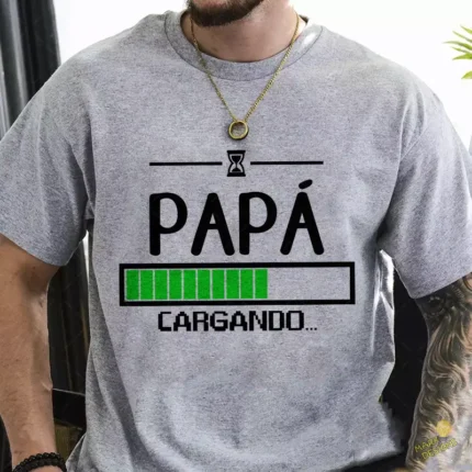 Vector Papá Cargando Diseño Anuncio Embarazo para Sublimación