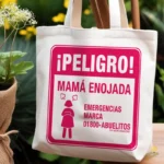 Vector Peligro Mamá Enojada Diseño Divertido para Sublimación