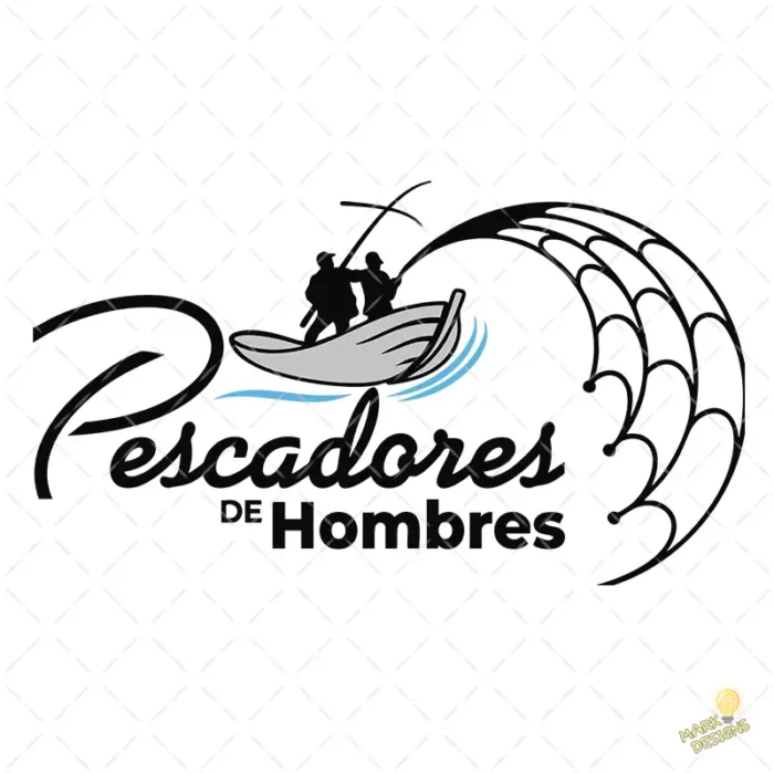 Vector Pescadores de Hombres Diseño Cristiano para Sublimación