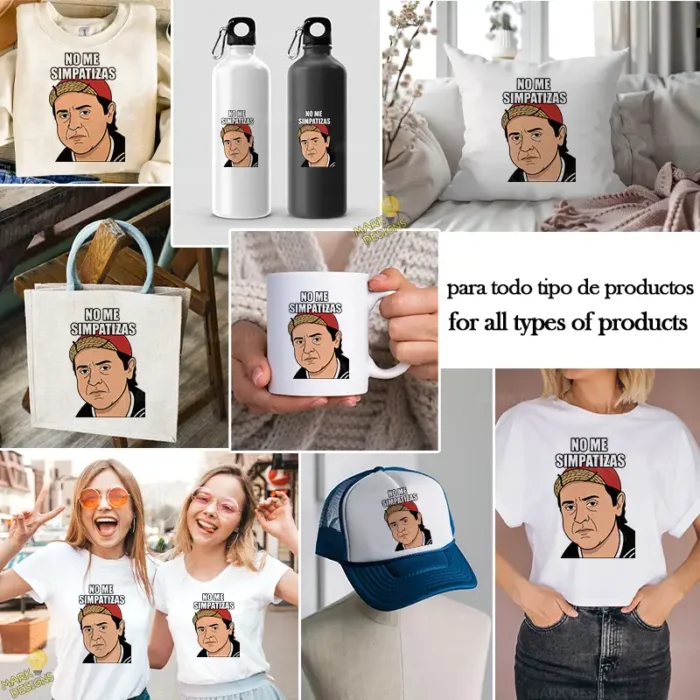 Vector Quico No Me Simpatizas Diseño para Sublimación Humor Clásico - Image 3