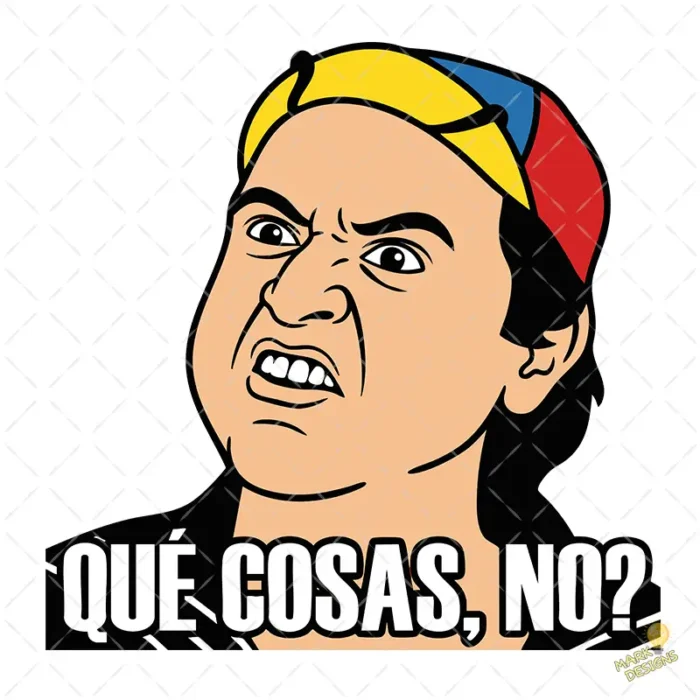 Vector Quico Qué Cosas No Diseño para Sublimación y Estampados