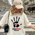 Vector Sigo Vivo Búscame Mano de Jesús Resucitado para Sublimación