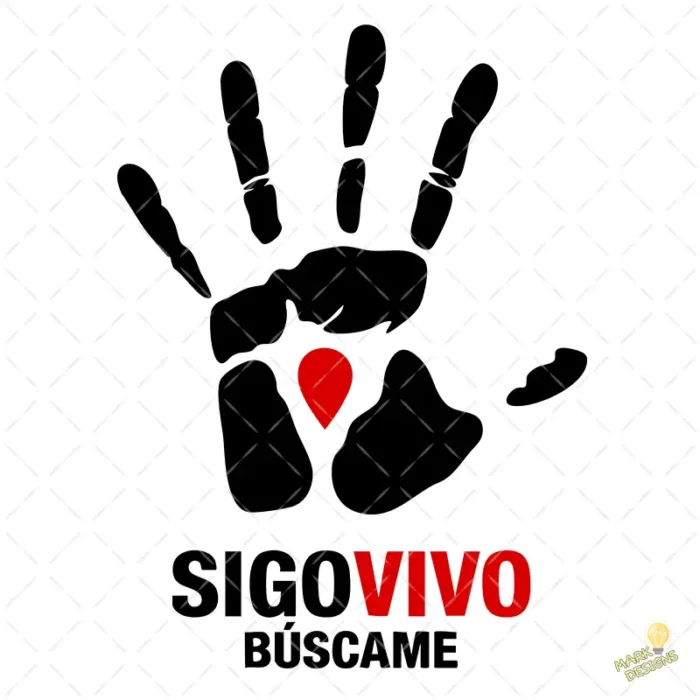Vector Sigo Vivo Búscame Mano de Jesús Resucitado para Sublimación