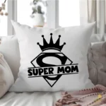 Vector Super Mom con Corona Diseño para Corte en Vinilo y Sublimación